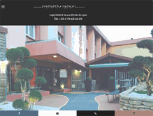 Tablet Screenshot of hotel-burnichon.com